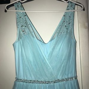 Prom Dress (Baby Blue) (NEVER WORN W TAGS)